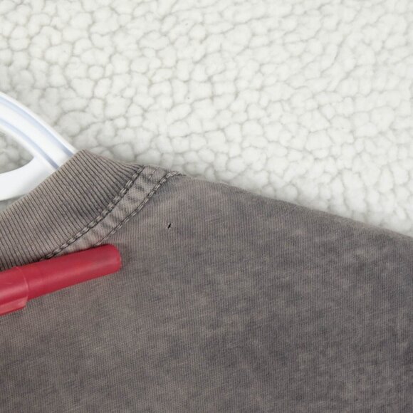 Archaic T Shirt Mens Large Gray Blue Gothic Crew Retro 90S Short Sleeve - Picture 10 of 10